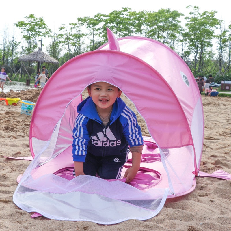Tent House Portable animal Shark children tent beach Kids Play house