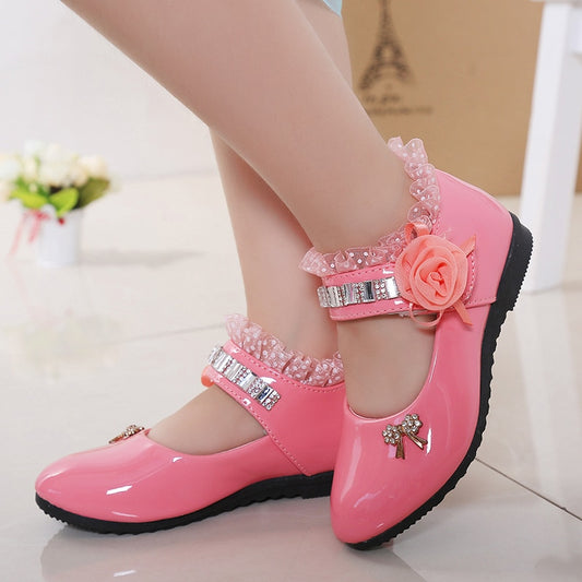 Zapatos Para Ninas, party shoes for girl, elegant shoes for girls, leather shoes Pink