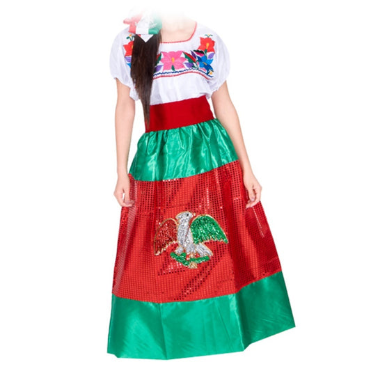 Vestido China Poblana de Niña KS74315 - Girls Dress