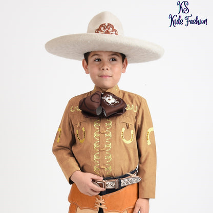Copy of Camisa de Charro para Niño KS-TM-WD0937 - Charro Shirt for Kids