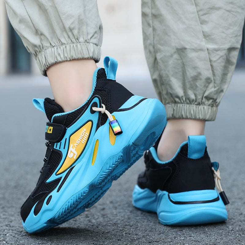 Blue Tenis para Ninos - Tennis Shoes - Running Shoes boys Sneakers Sport Non-slip Breathable Shoes