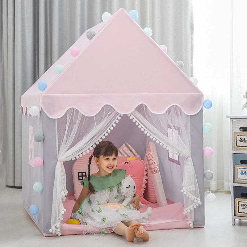 Tent House Portable Toy Tent  Folding Kids Tent Tipi Baby Play House Girls Child Room Decor Gifts