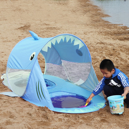 Tent House Portable animal Shark children tent beach Kids Play house