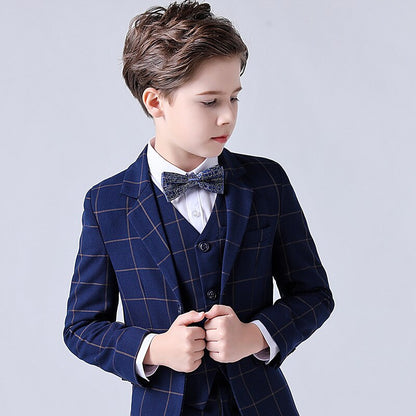Formal Suits for Boys Ball Gowns Baby Boy Birthday Suit Kids Blazer Dress Children Party Prom Set