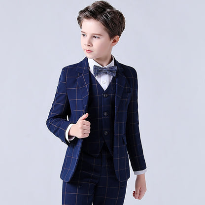 Formal Suits for Boys Ball Gowns Baby Boy Birthday Suit Kids Blazer Dress Children Party Prom Set