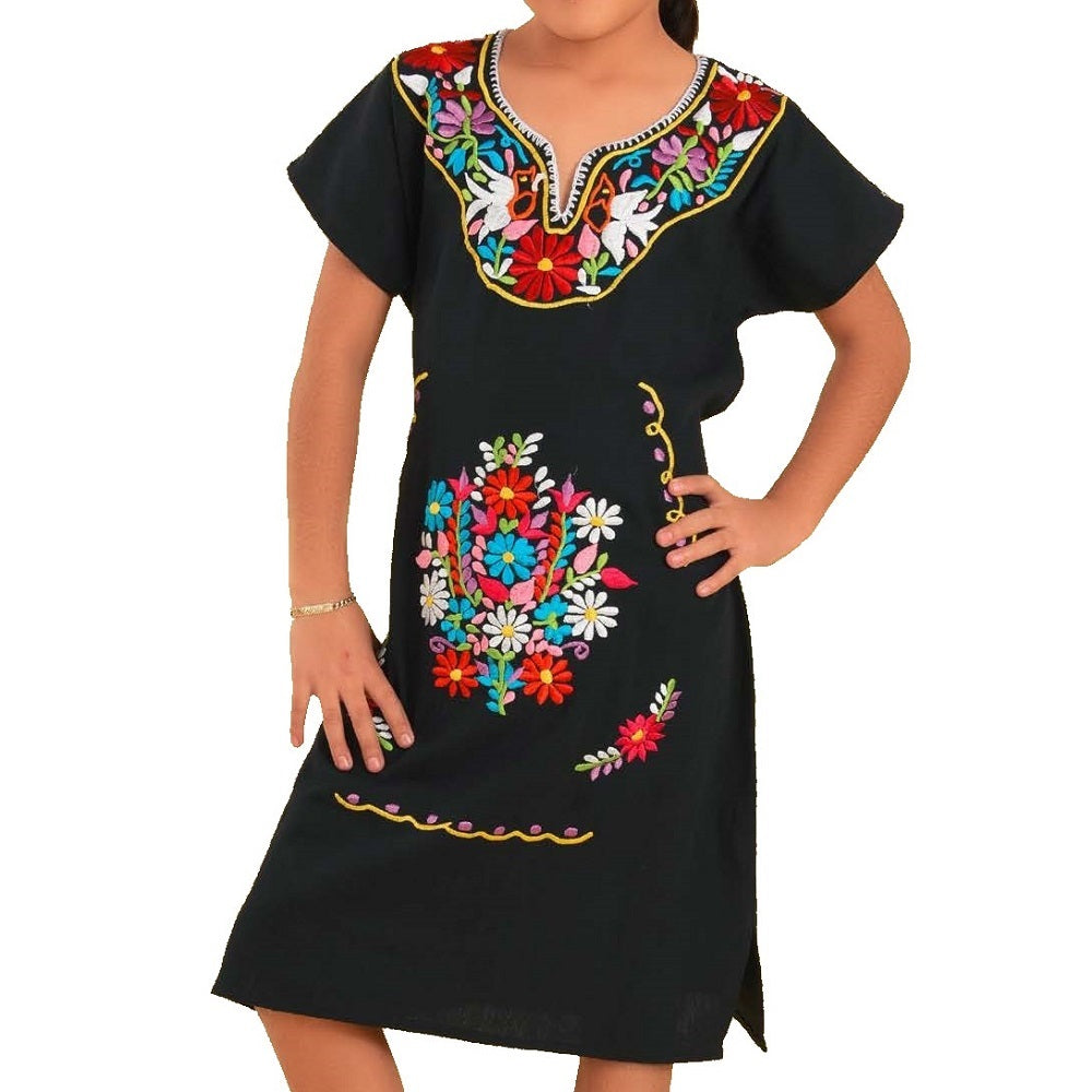 Vestido Bordado de Niña KS-77410 - Embroidered Dress for kids