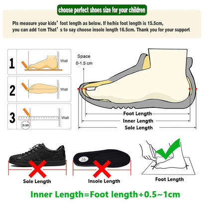 Tenis Para Ninos Children's Running Sneakers Kids Sport Casual Shoes For Boys Breathable Fashion Tennis Platform Lightweigh Size
