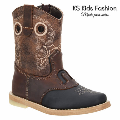 Botas vaqueras para ninos KS-WD0392-385  - Kids Western Boots