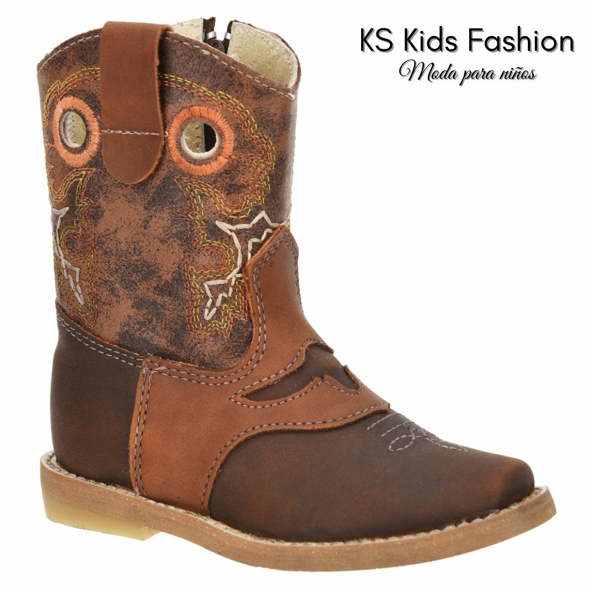 Botas vaqueras para ninos KS-WD0393-386   - Kids Western Boots
