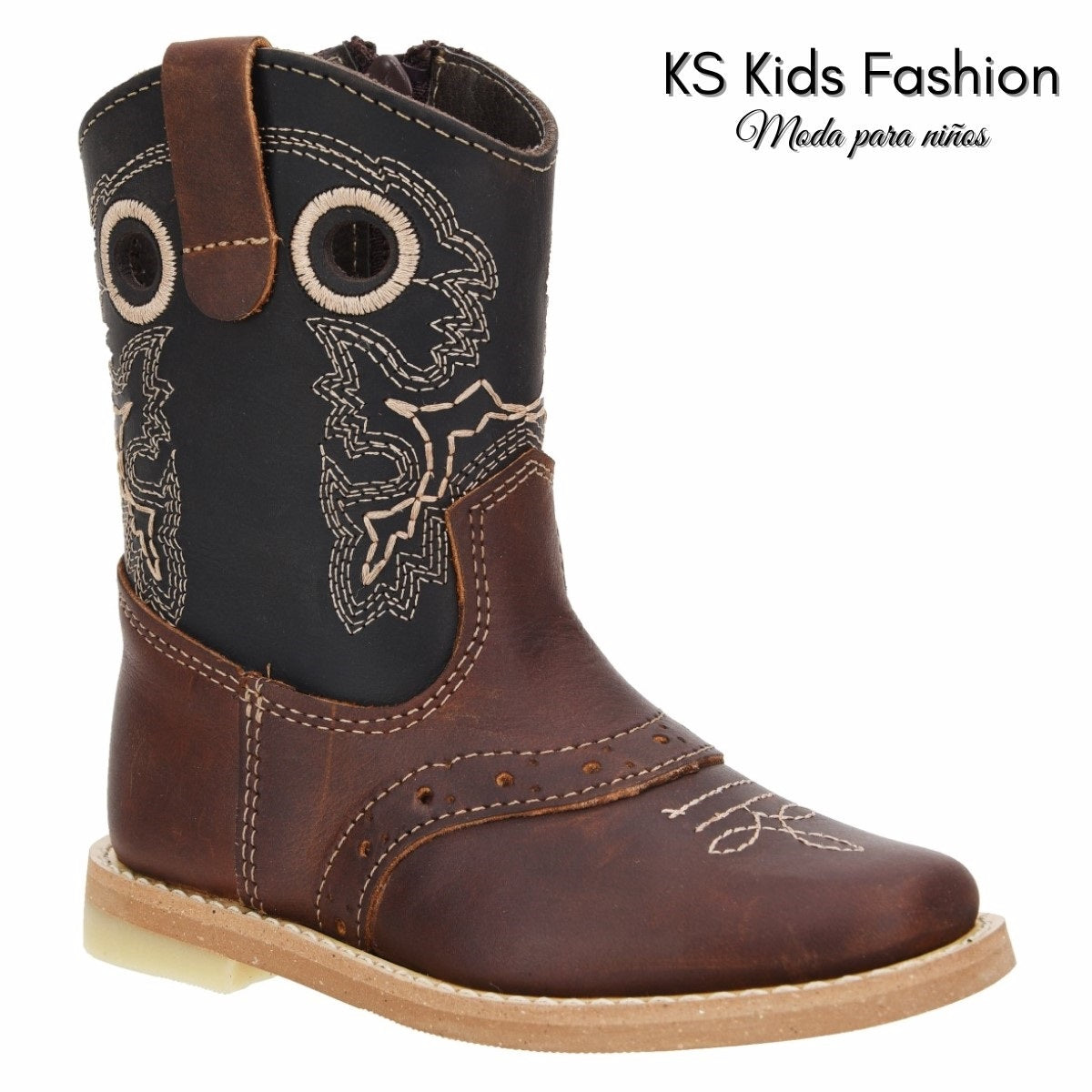 Botas vaqueras para ninos KS-WD0394-384   - Kids Western Boots