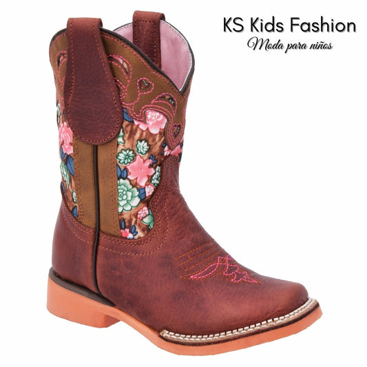 Botas vaqueras para ninas KS-WD0400-393 - Girls Western Boots