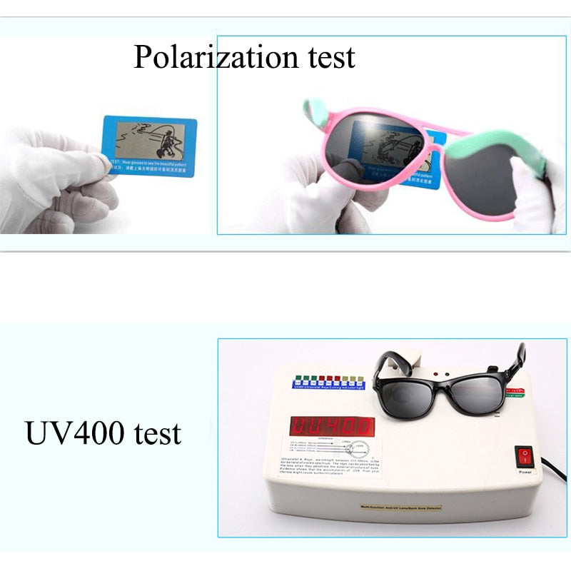 Lentes Para Ninos, Sunglasses Children Polarized Sunglasses For Boy And Girl Sun Glasses Frame Light Weight Polarization test