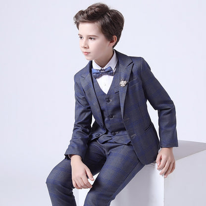Trajes de Niño Formal Suit Ceremony Wedding Tuxedo Dress Kids Blazer Clothing Set