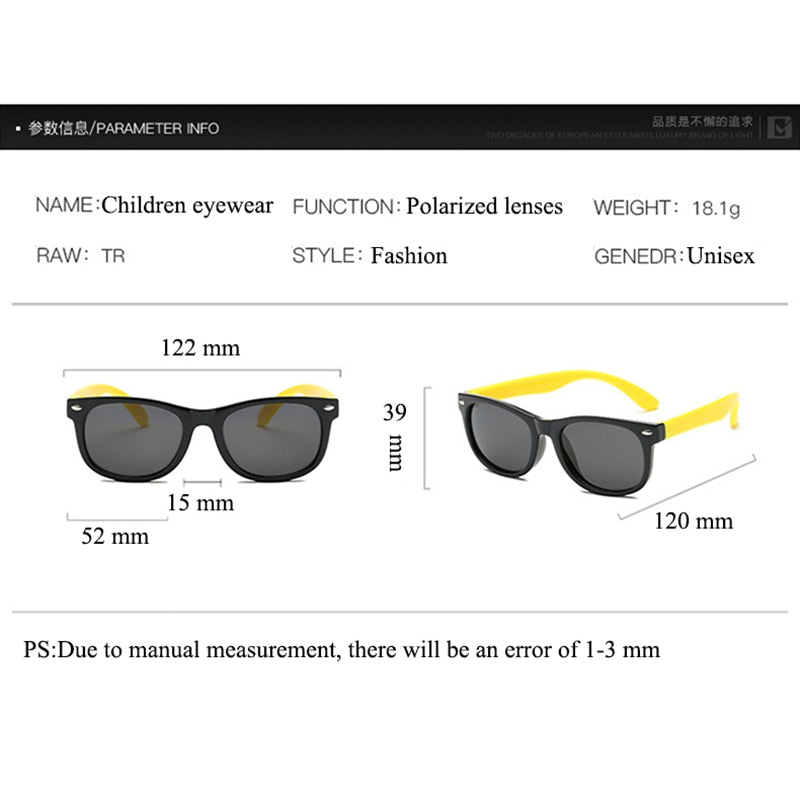 Lentes Para Ninos, Sunglasses Children Polarized Sunglasses For Boy And Girl Sun Glasses Frame Light Weight Details