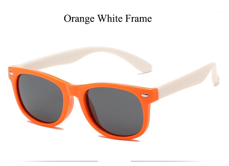Lentes Para Ninos, Sunglasses Children Polarized Sunglasses For Boy And Girl Sun Glasses Frame Light Weight orange
